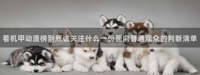 2026奇漫屋漫画官网:看机甲动漫榜到底该关注什么一份面向普通观众的判断清单配图